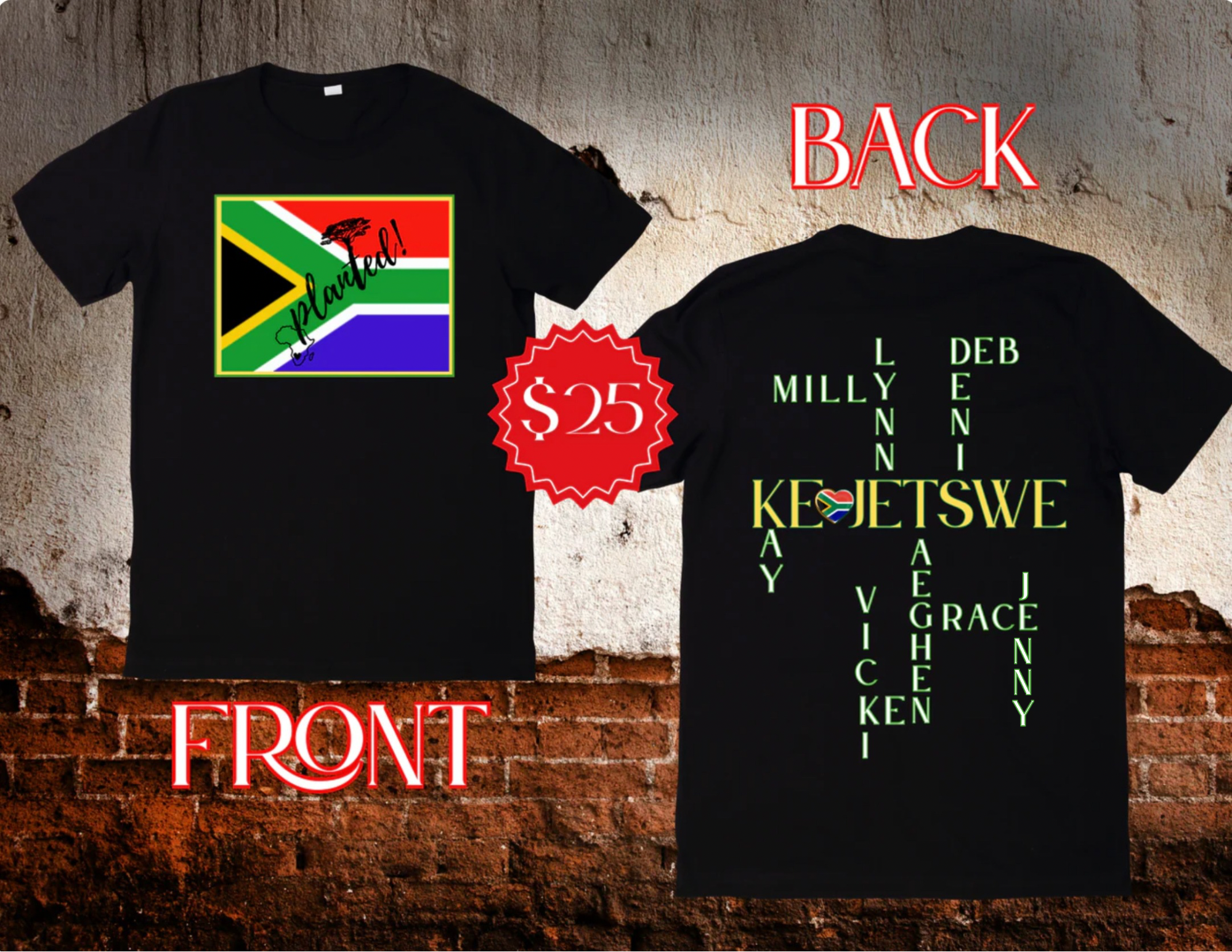South Africa Mission Shirt 2025