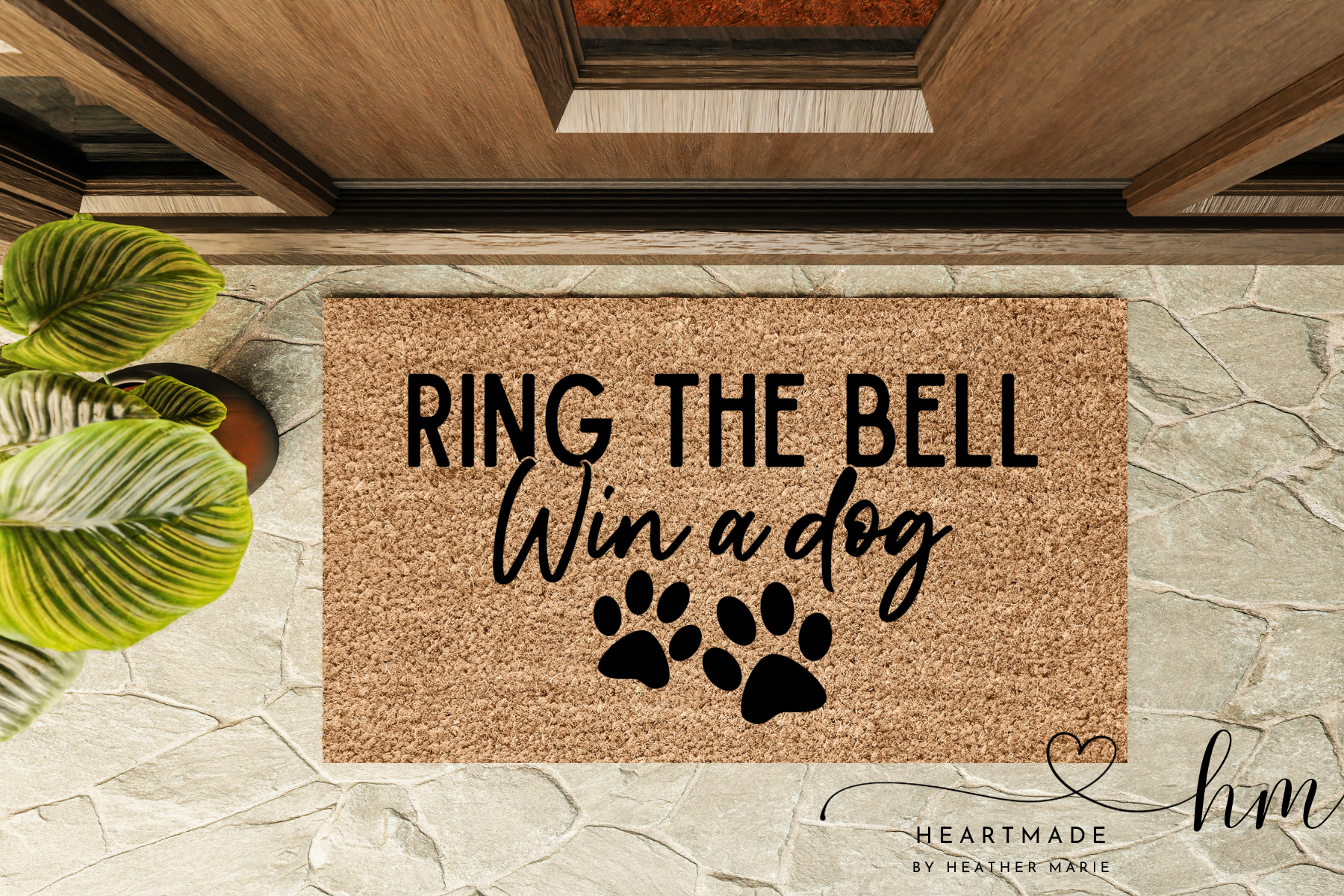 Ring and Win a Dog Doormat