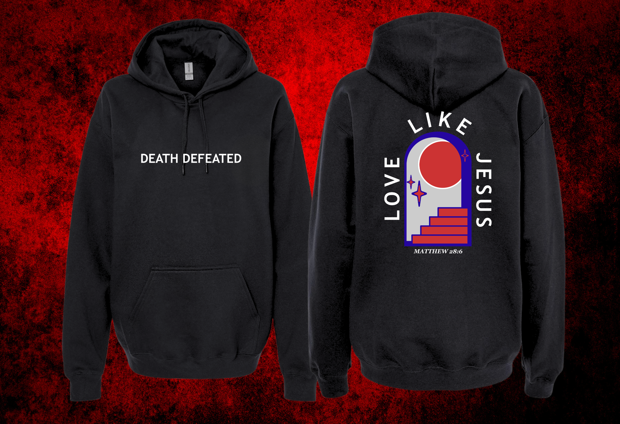 Death Defeated - Hoodie (Black)