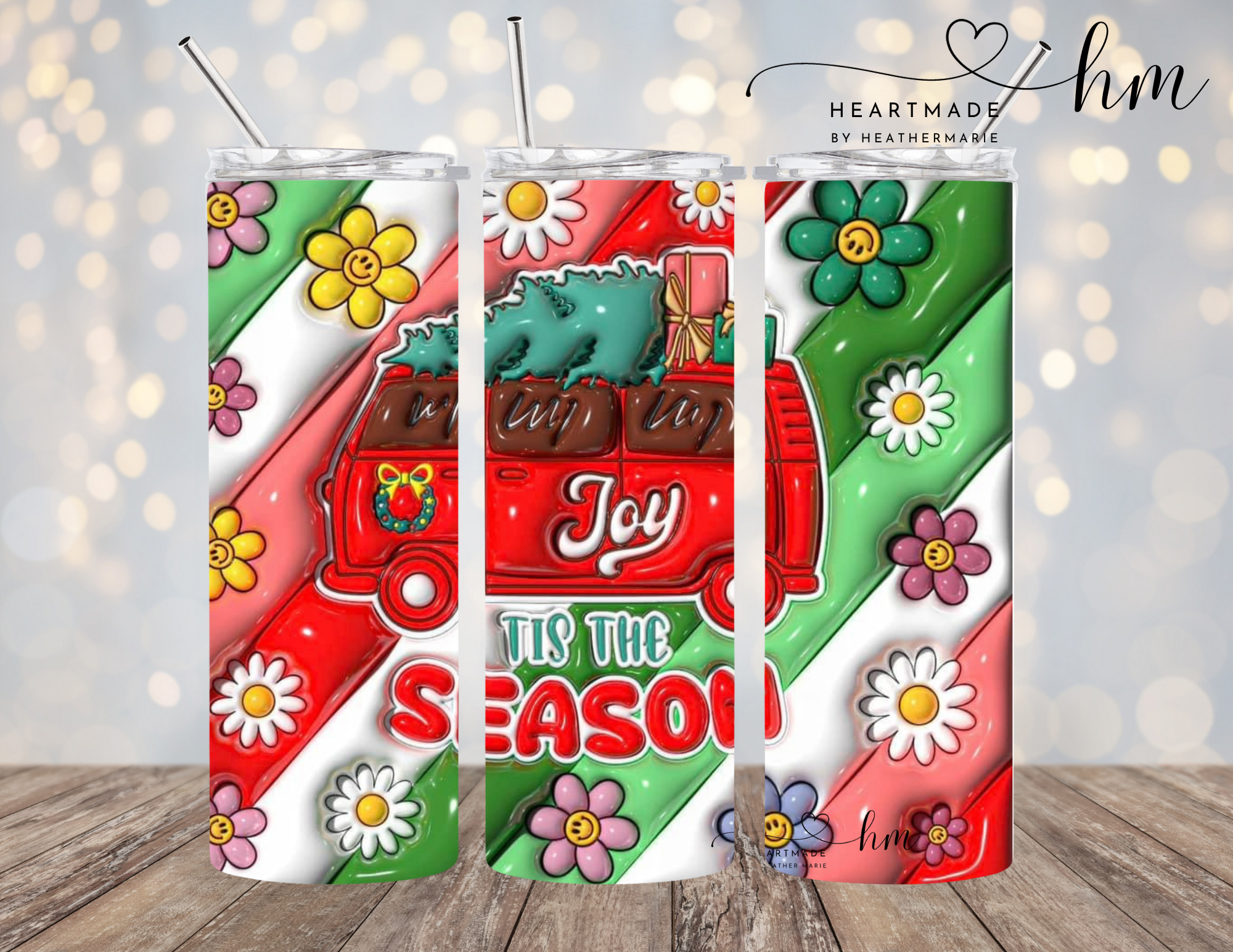 Joy ‘Tis The Season 3D Tumblers