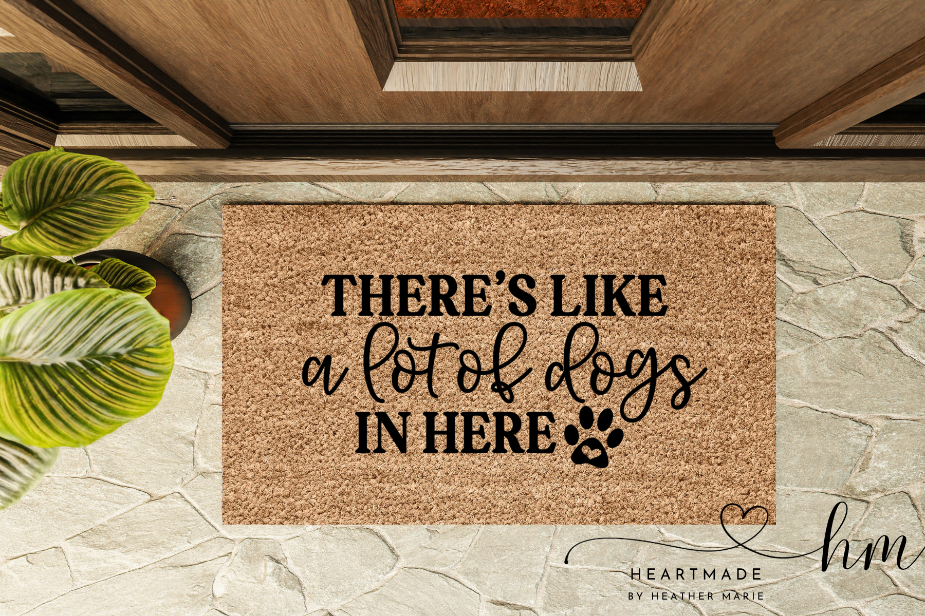 Like, A Lot of Dogs Doormat.