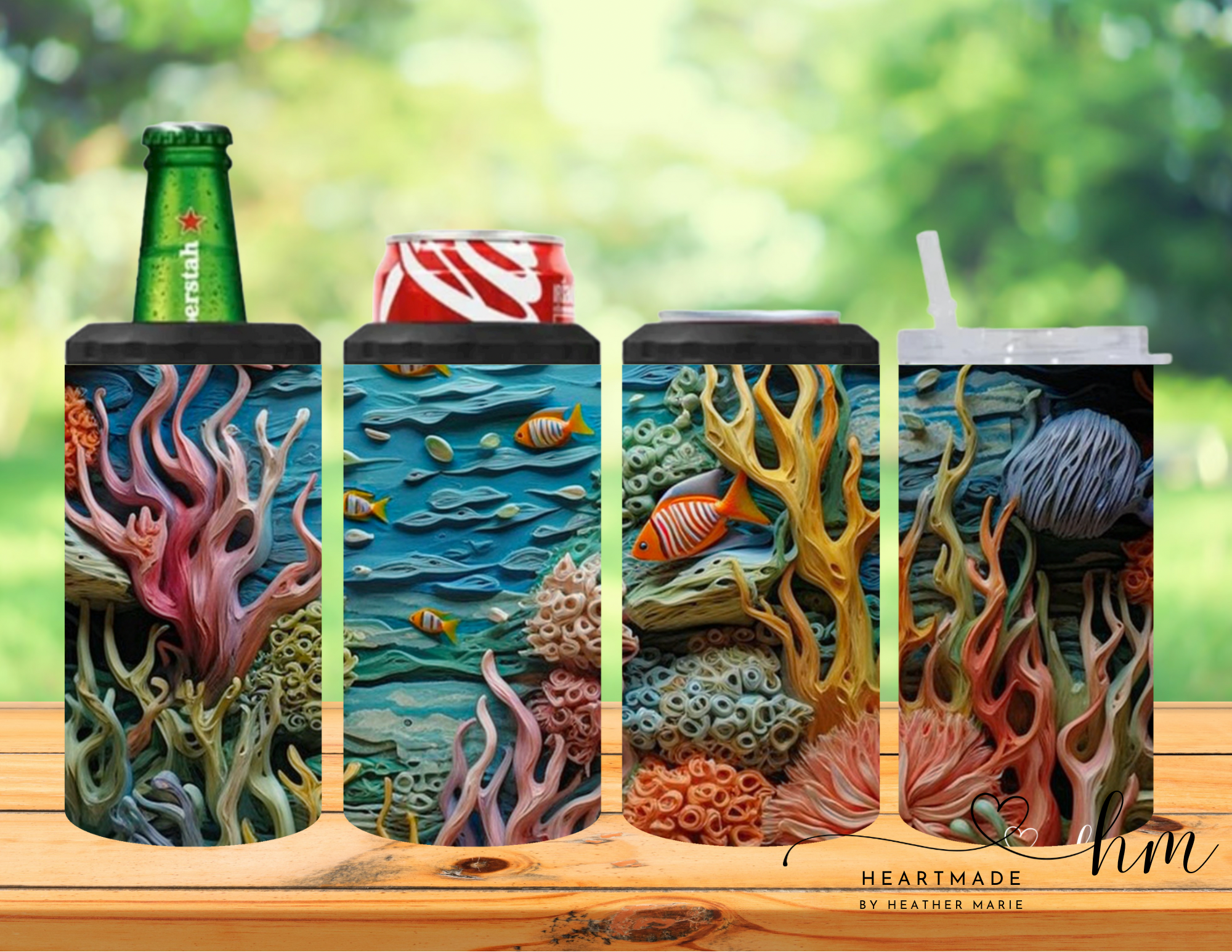 4 in 1 Ocean 3D Tumbler