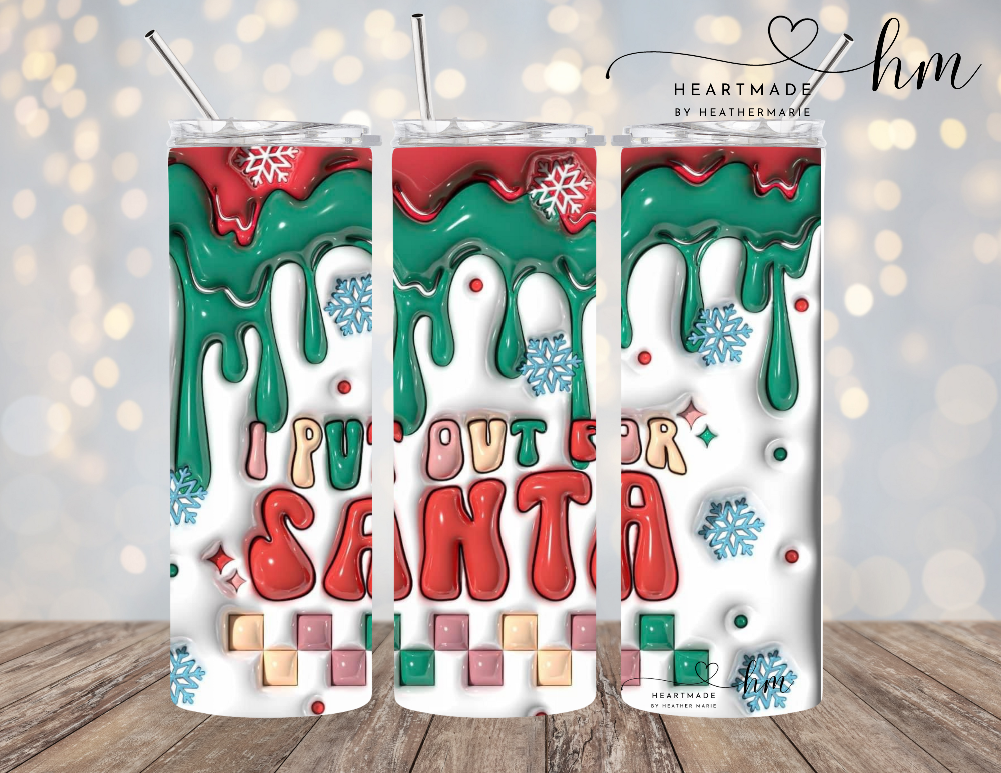 Put Out for Santa 3D Tumblers