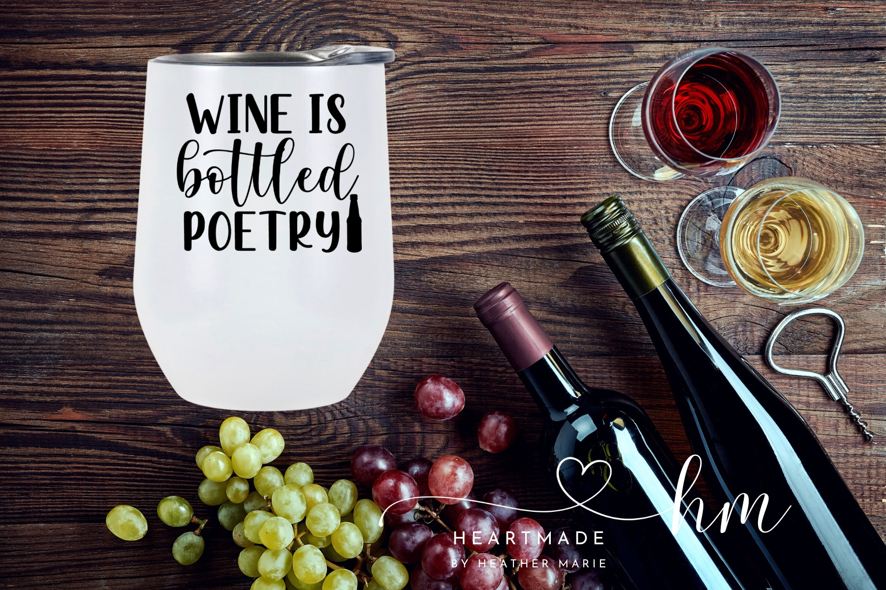 Bottled Poetry Wine Tumbler