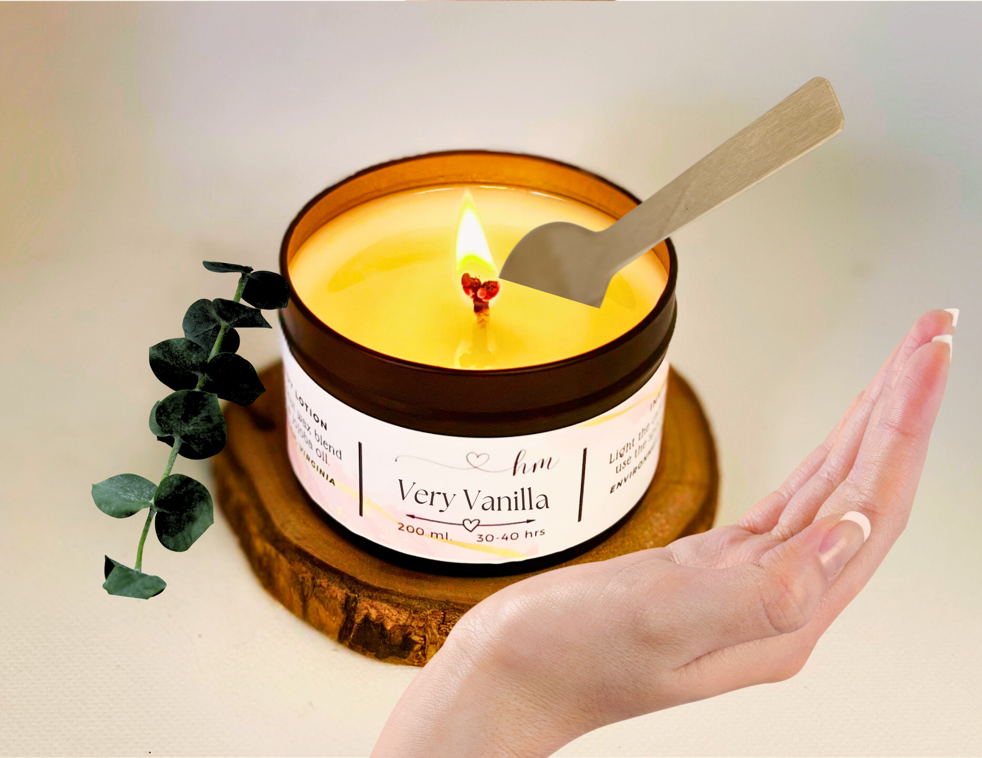 Very Vanilla Lotion+Massage Candle