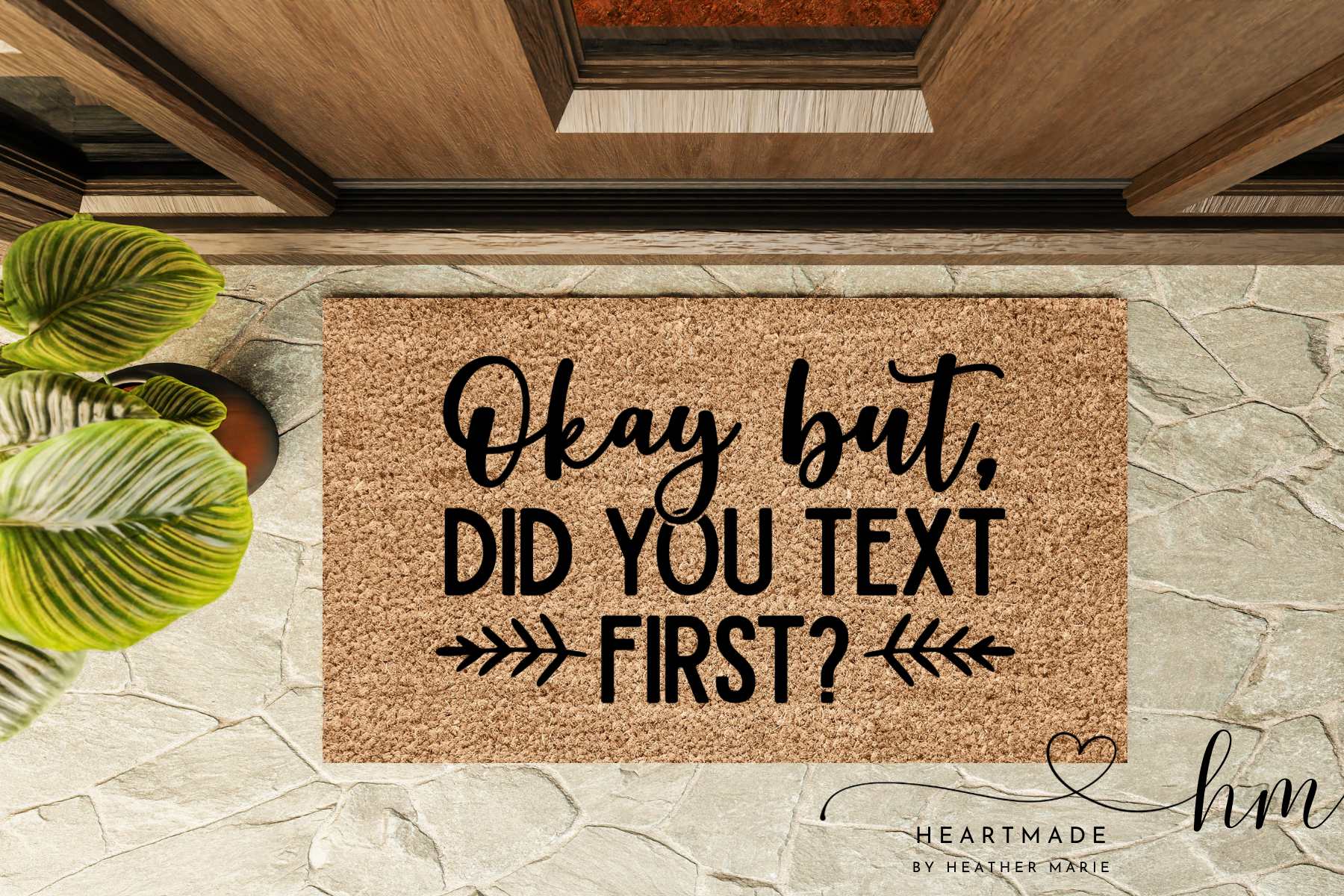 Text First Doormat