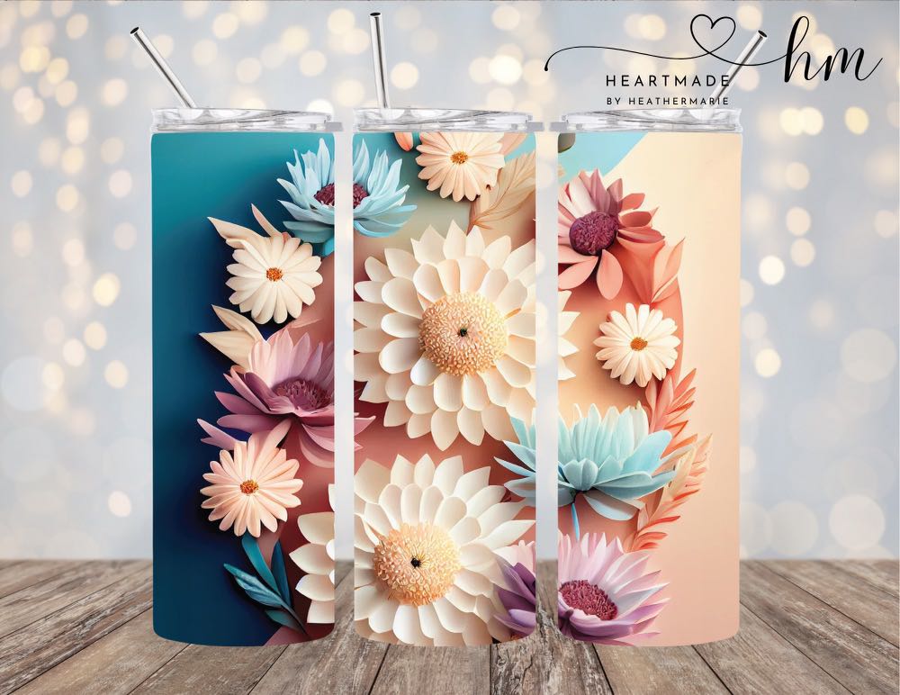 Flower Pastel Tumbler