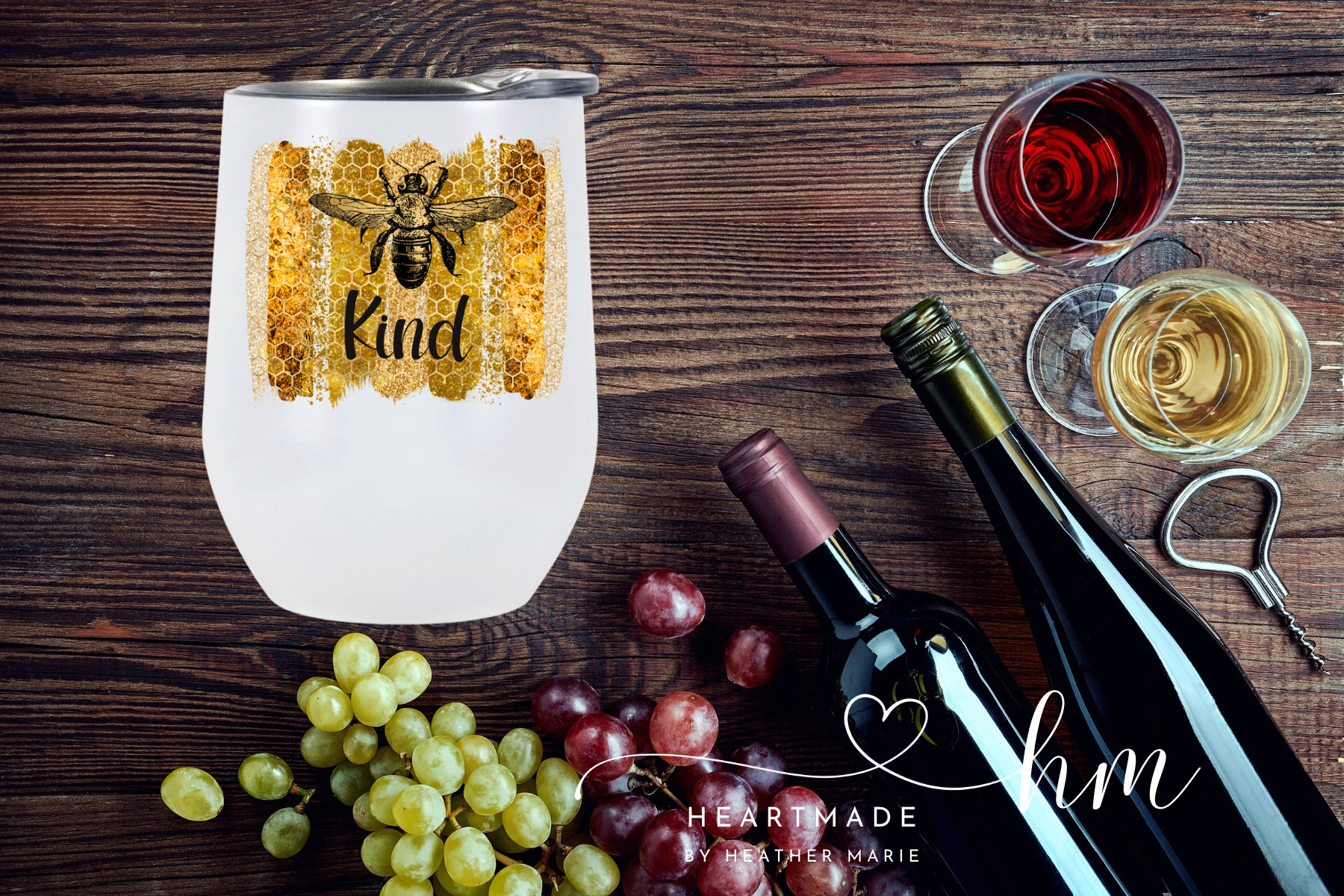 Bee Wine Tumbler