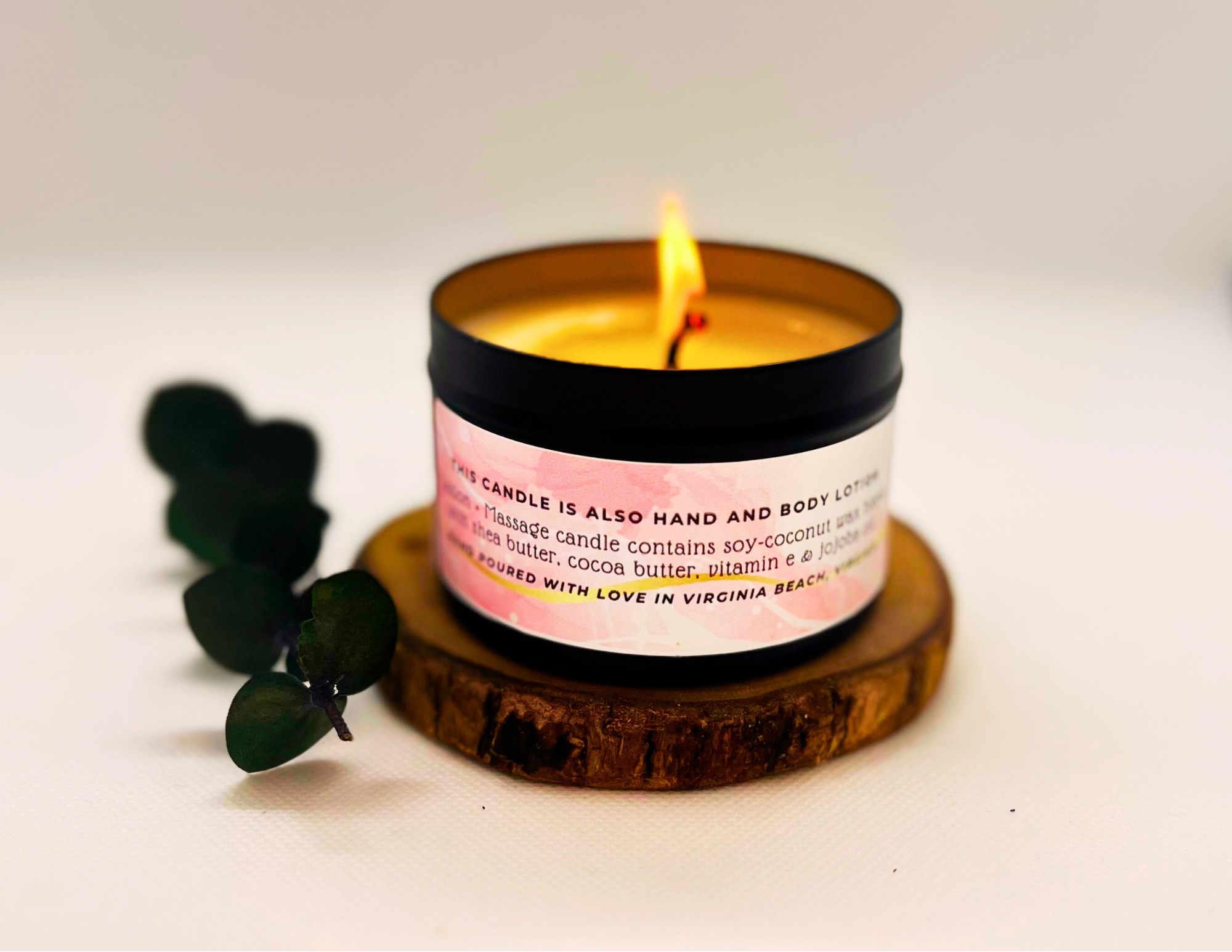 Lavender Driftwood Lotion+Massage Candle