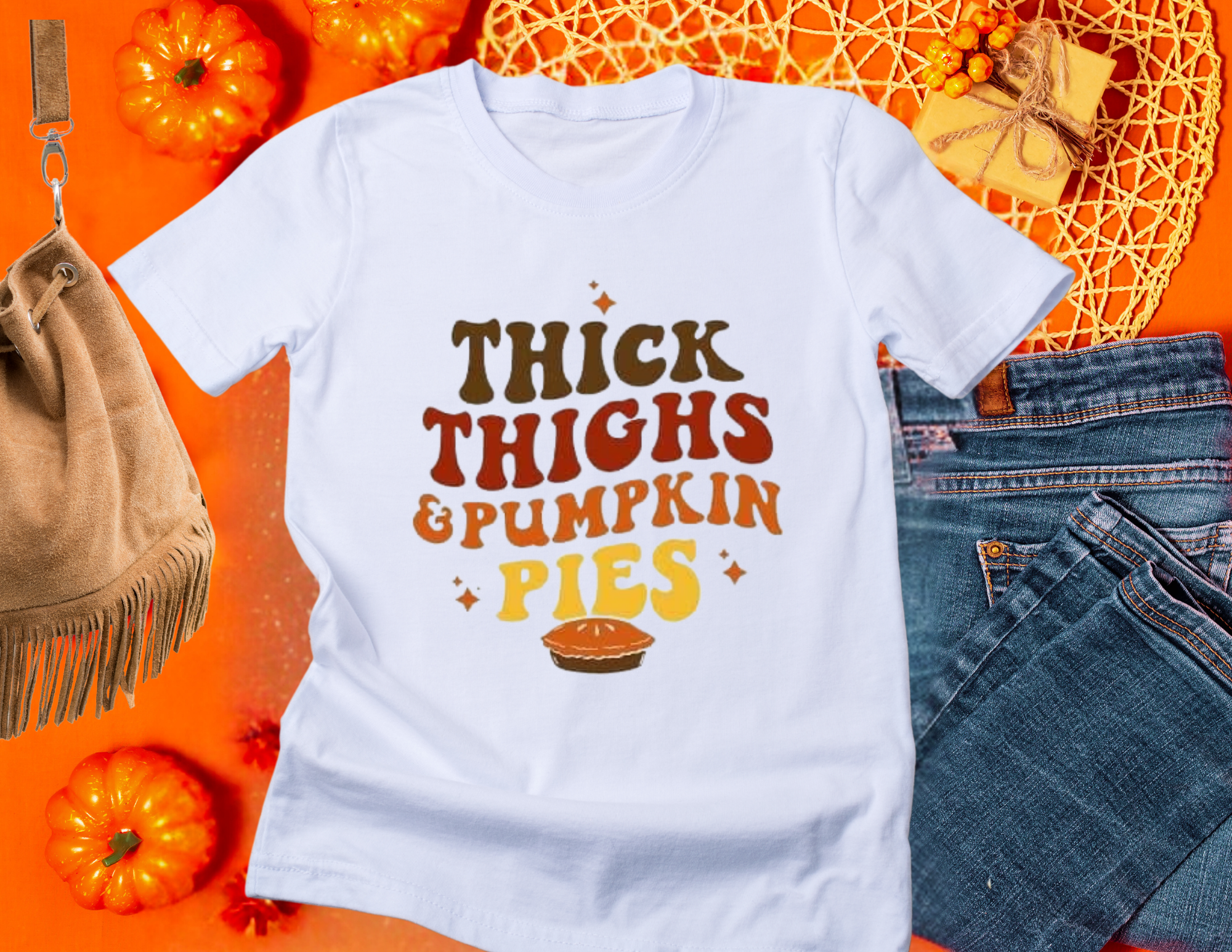 Thick Thighs & Pumpkin Pies Shirt