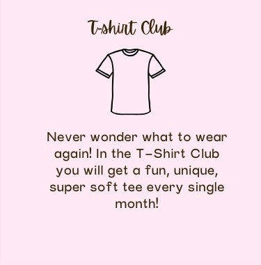 Heartmade Monthly T-shirt Club Subscription