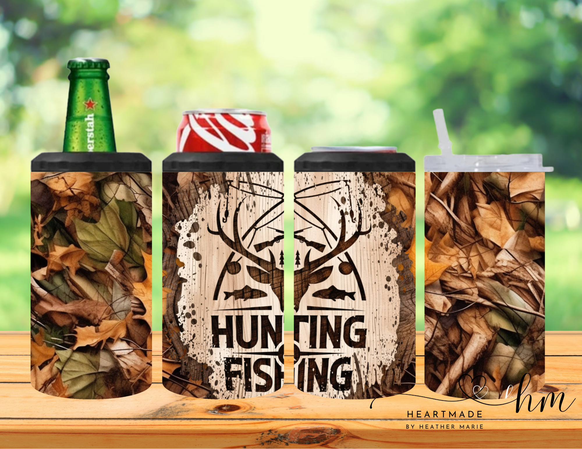 4 in 1 Hunting and Fishing 3D Tumbler