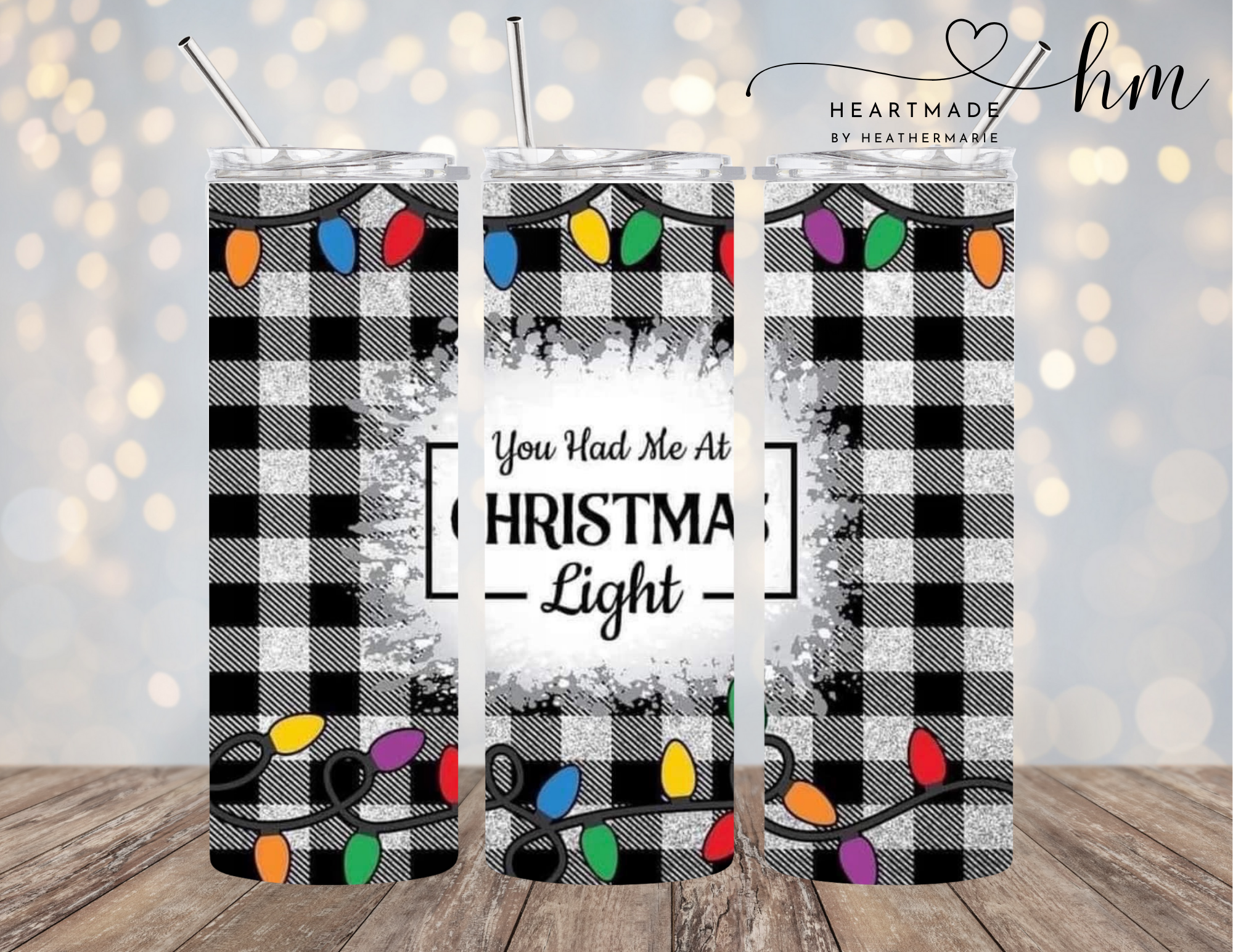 Christmas Lights Tumbler