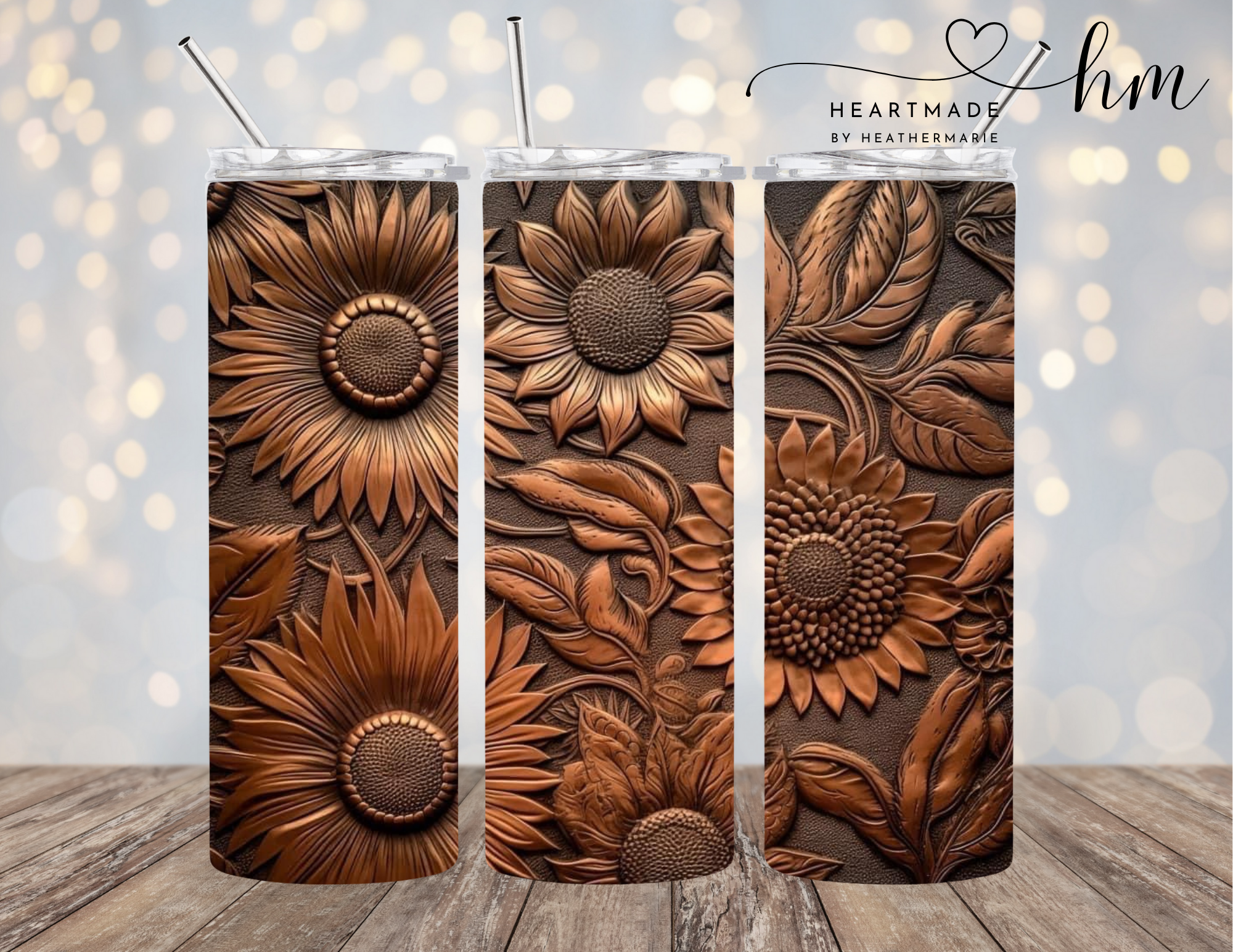 Sunflower Brown Tumbler