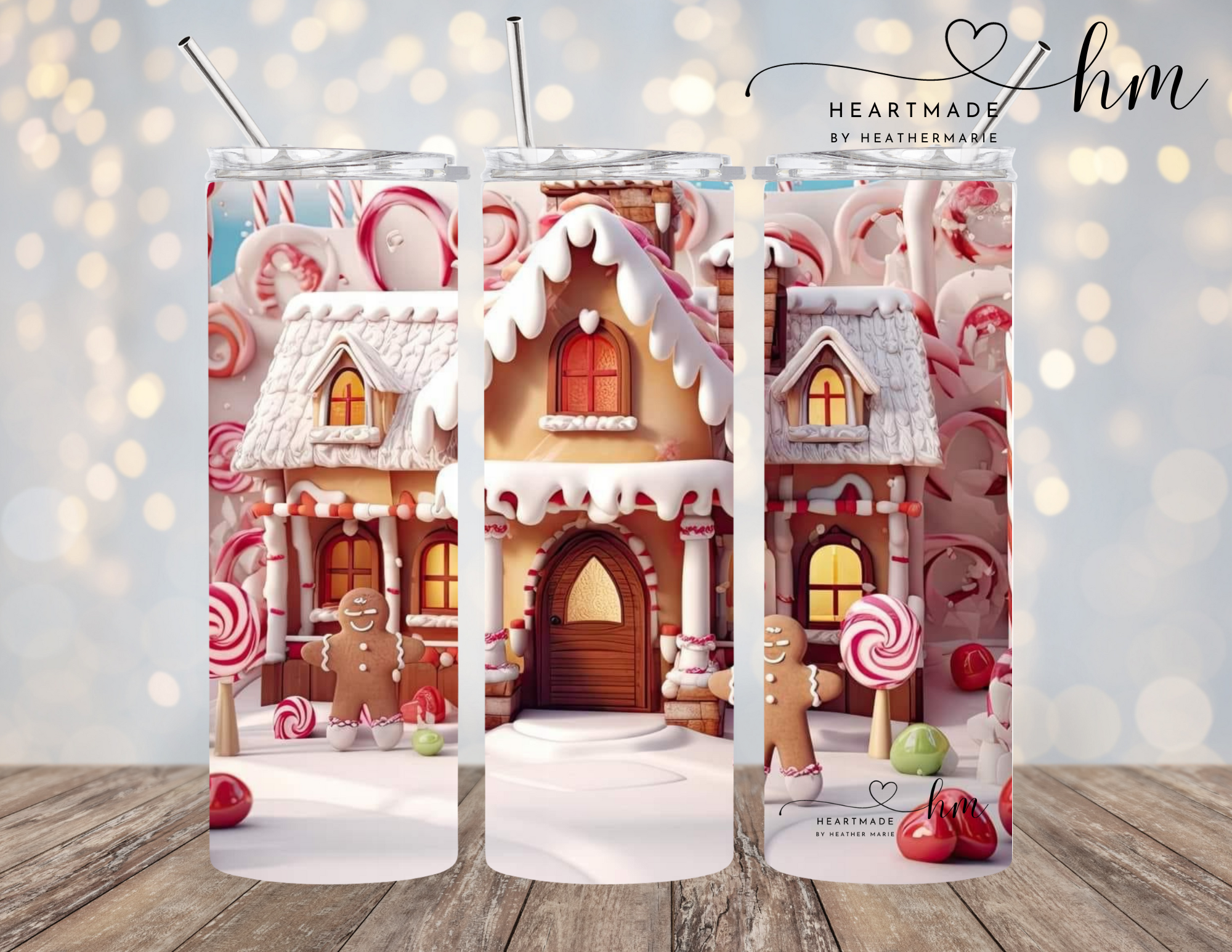 Gingerbread House 3D Tumblers