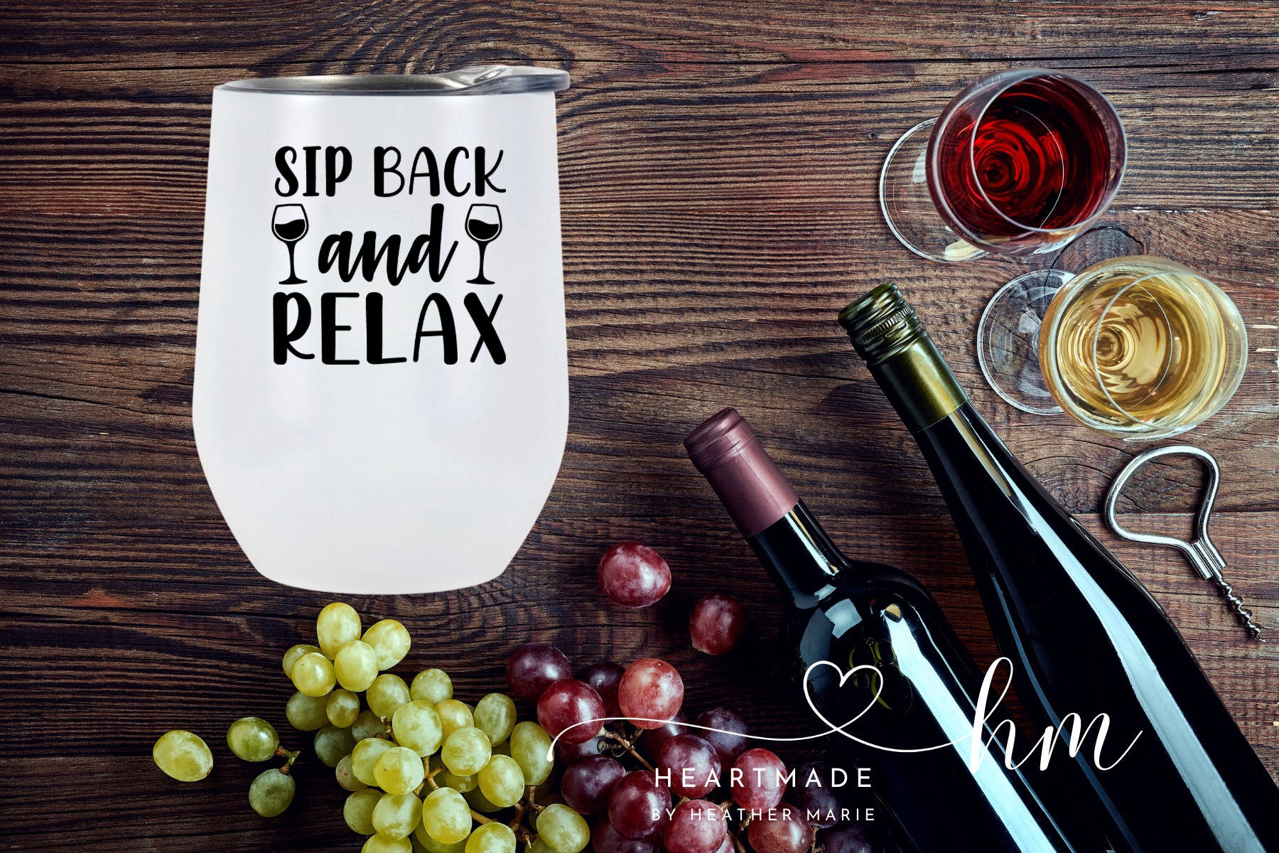 Sip Back Wine Tumbler