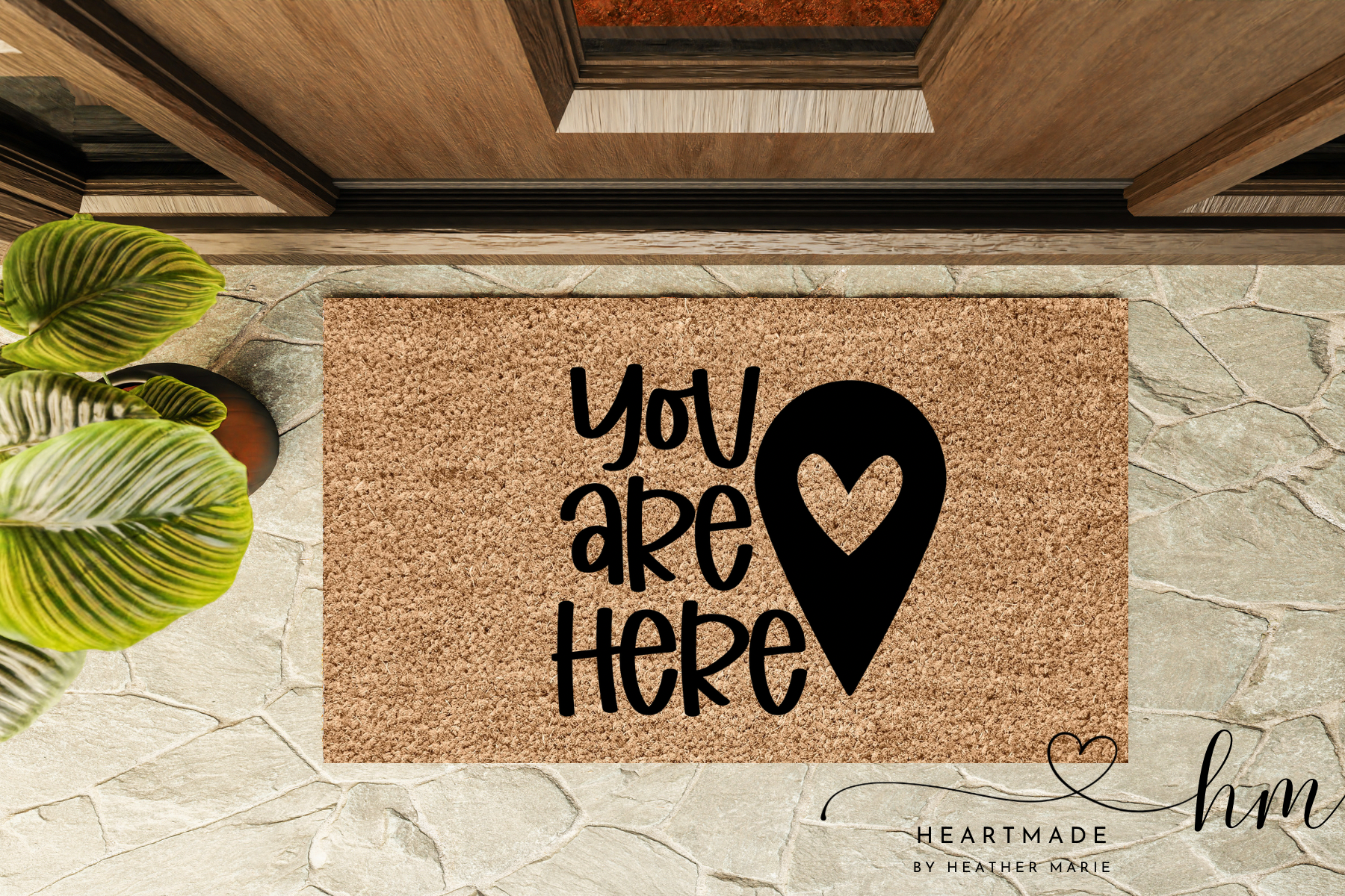 You Are Here Doormat