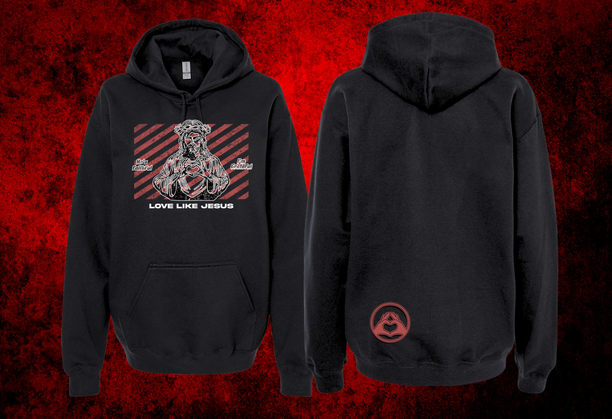 Love Like Jesus - Hoodie (Black)